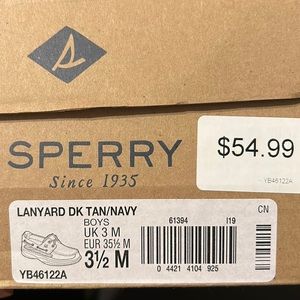 SPERRY BOAT SHOE // BRAND NEW // SIZE 3.5